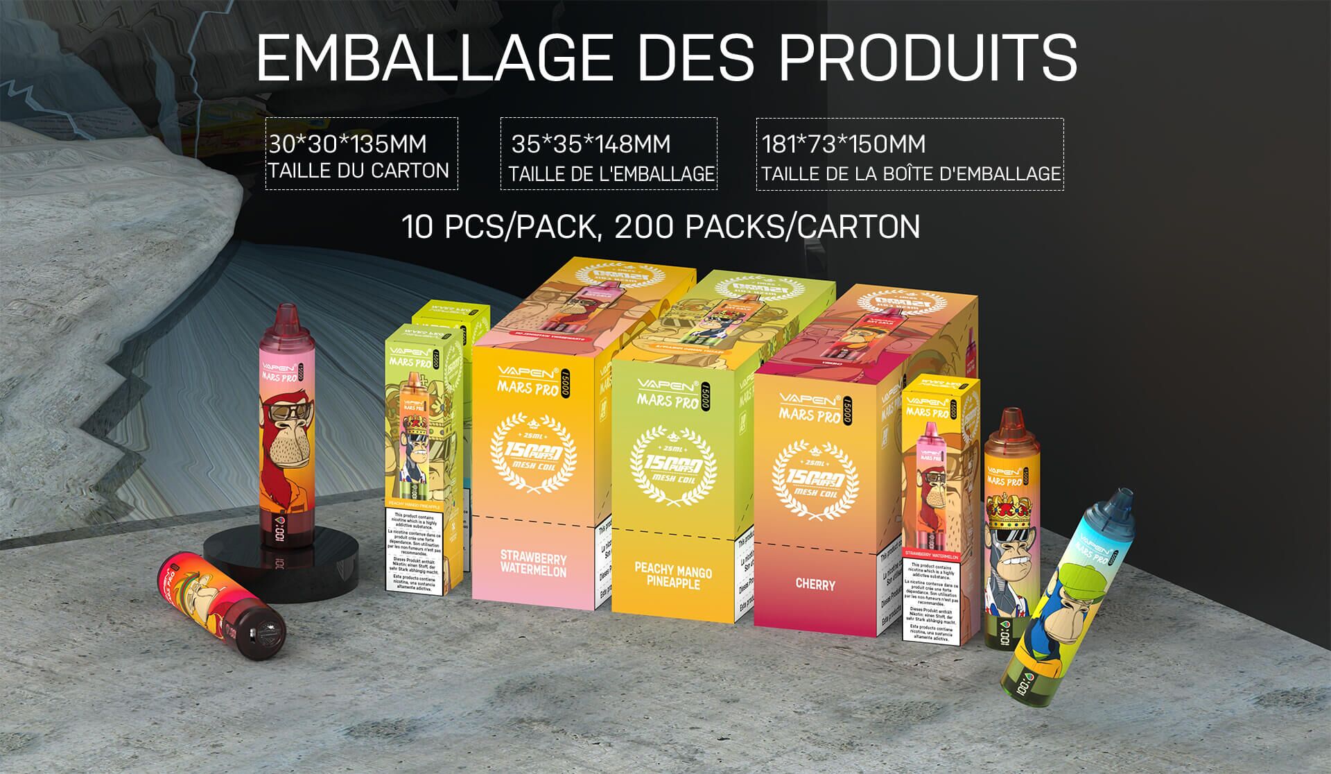 elfbar elfa master akku VAPEN MARS 9000 Puffs LED Farblicht 9k Grohandel Aufladbare Einweg-Vapes