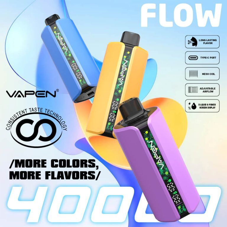 VAPEN FLOW 40000 40K Puffs Disposable Vape EU Warehouse Vaper Puff Happ Bar SS36000 Vapsolo Razz Bar Vaper Vaper Wholesale (7)