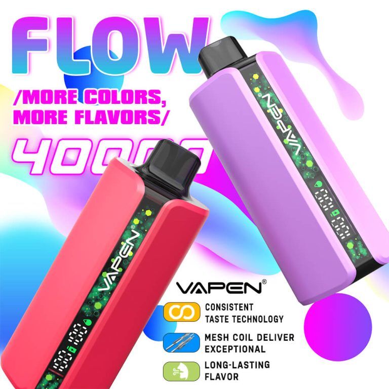 VAPEN FLOW 40000 40K Puffs Disposable Vape EU Warehouse Vaper Puff Happ Bar SS36000 Vapsolo Razz Bar Vaper Vaper Wholesale (8)