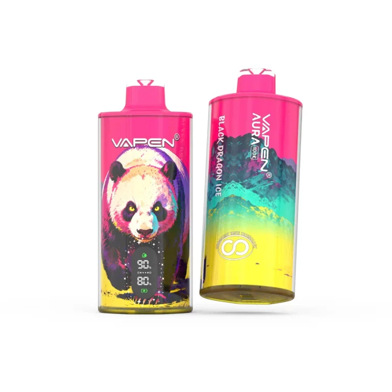 VAPEN AURA 100K Black Dragon Ice | Bold & Icy Flavor
