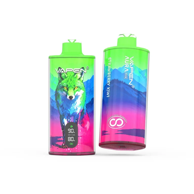 VAPEN AURA 100K Strawberry Kiwi | Sweet-Tart Fruit Blend